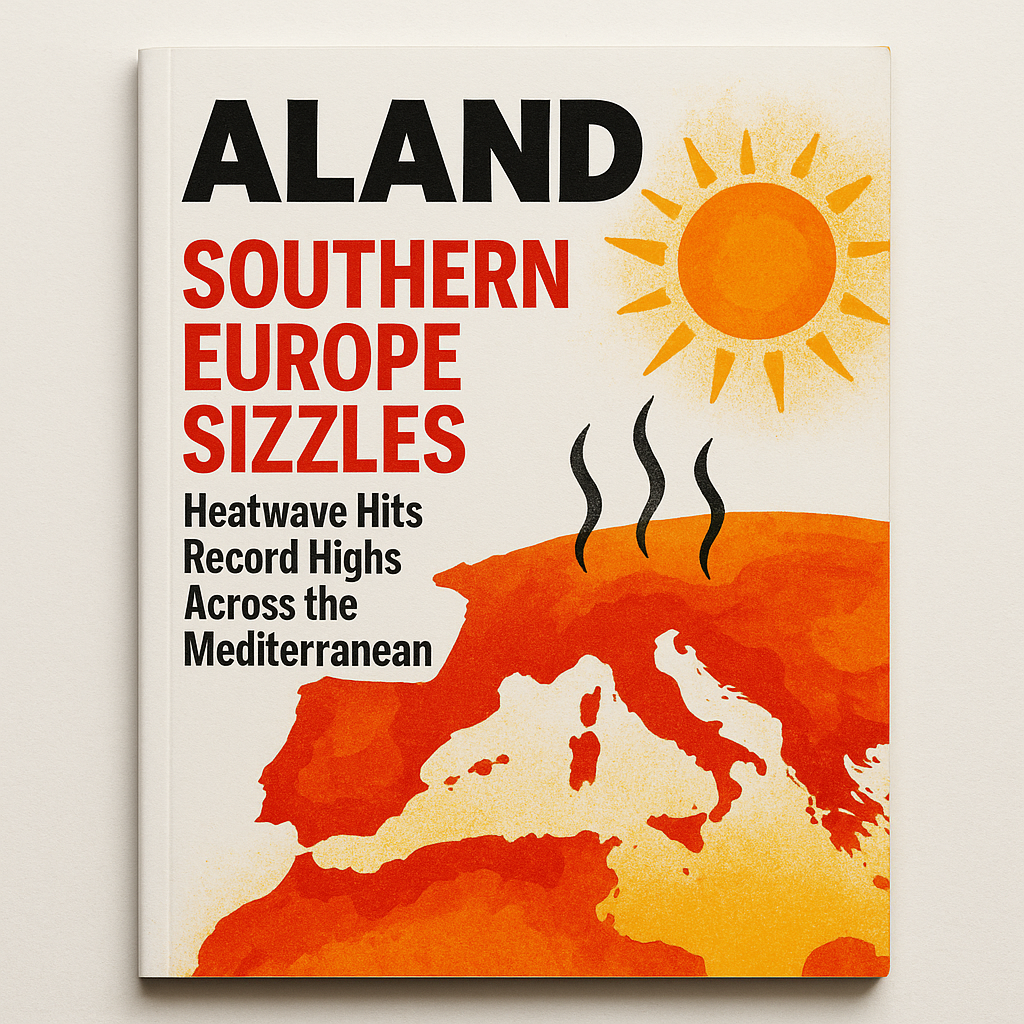 ALAND Magazine Cover – Southern Europe Heatwave 2025
